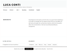 Tablet Screenshot of lucaconti.it